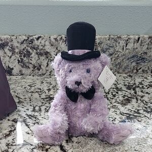 Benny bear 2022 Lavender jewelry surprise Teddy Bear with Black Top Hat